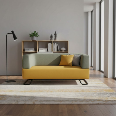 Zweefaarweg 2-Sëtzer Héichwäerteg Polster Designer Wunnzëmmer Couche