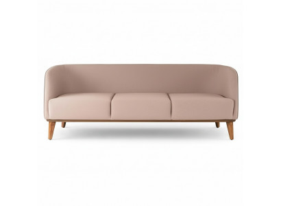 Beige Sofa Stilvolle 2-Sëtzer Modern Wohnzimmer Couch Polstersofas