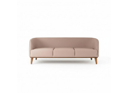 Luxus 3-Sëtzer Couch Polstersofa Wunnzëmmer Designer Textil Dräisëtzer