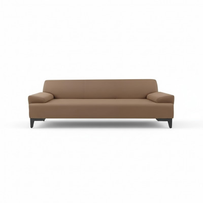 Braune Zweesëtzer Wunnzëmmer Polster 2-Sëtzer Modernen 2er Couch Nei