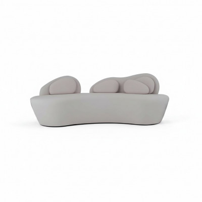 Wäisst dräisëtzegt Sofa Këssen Dräisëtzegt Wunnzëmmer Couch Luxus Textil Sofa