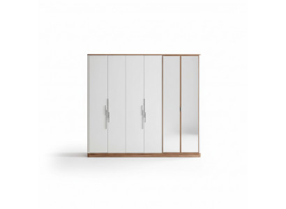 Luxus Kleederschaf Stil Miwwelen Modern Schlofzëmmer Schief Hoz Schaf Nei