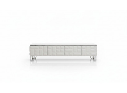 Wunnwand TV Wand Holz Modern Stil Regal Wunnzëmmer Miwwelen Schaf RTV TV Stänner