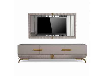 Wunnengsmaueren Mauer Holz Modern Stil Regal Stuff Miwwelen Schaf RTV mat TV Kader