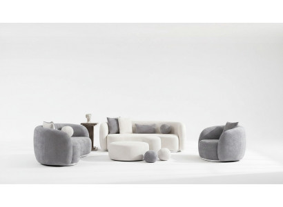 Sofagarnitur 4 3 1 Platz Wohnzimmer Komplett Sofas Set Modern Set Hocker