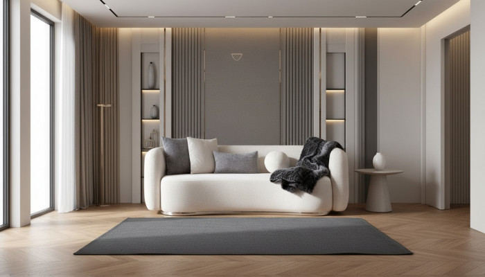 Wunnzëmmer Canapé 3 Sëtzer Designer Canapé Polstersofas Stoff Textil
