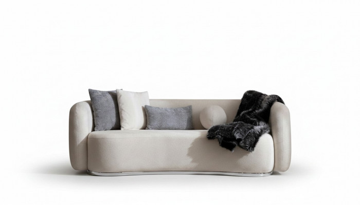 Wunnzëmmer Canapé 3 Sëtzer Designer Canapé Polstersofas Stoff Textil