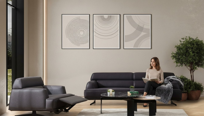 Luxus Sofa Garnitur Sofa Garnitur Sofas 3 1 Seetzer Sëtz Modern Lieder Nei