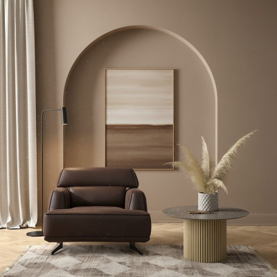 Designer brongen Aarmsëtz Polstermébel Lounge Einsëtzer Wunnzëmmer Miwwelen