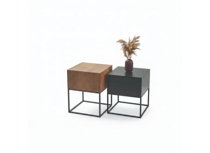 Couchtisch modern Niewendësch Designer Wunnzëmmerdësch Dëscher 3x Dësch