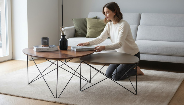 Couchtisch Salonsdësch Luxus Couchtischen 2x Niewendësch Dësch nei