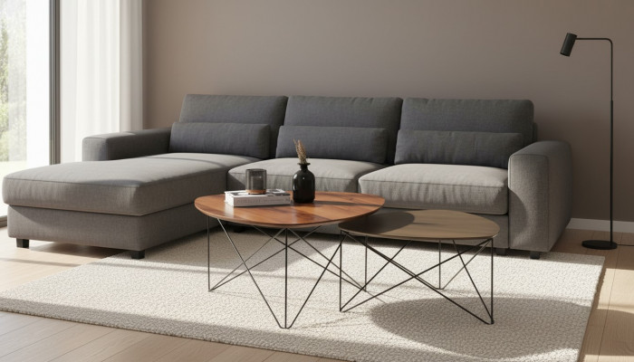 Couchtisch Salonsdësch Luxus Couchtischen 2x Niewendësch Dësch nei