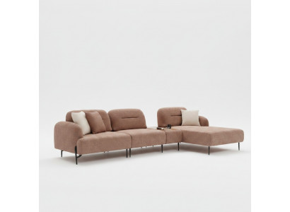 Brongen Wunnzëmmer Ecksofa Designer Polster Wunnlandschaft L-Form Canapé