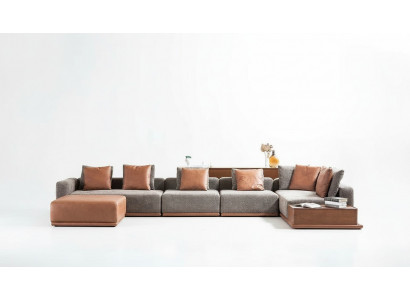 Polstersofa Eckgarnitur Ecksofa L Form Stoffsofa Canapé Modern Sofa Gro