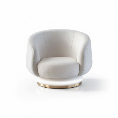 Design Luxus Fauteuil Canapé Sëtz Fernseh Lounge Chaiselongue Stoff