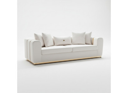 Exklusiv 4-Sëtz Designer Polster Sofas Luxus Wunnzëmmer Miwwelen