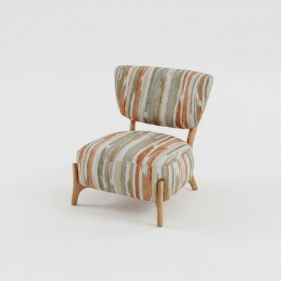 Textilsallong 1 Plaz Sofa Polster Méifarweg Sallong Luxus Modern nei