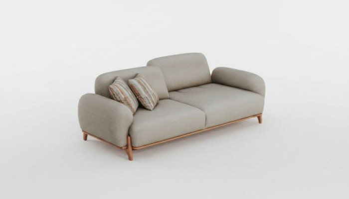 Wäissen Chesterfield 3-Platze Luxus Wunnzëmmer Miwwel Polster Canapéen