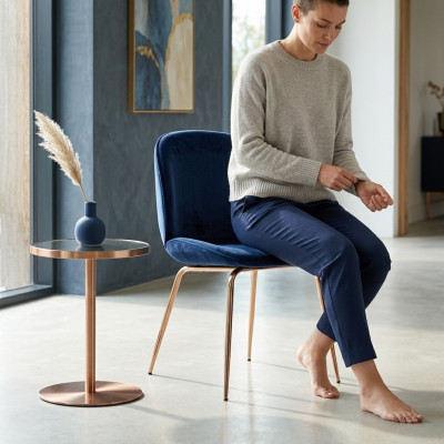 Miwwelen Still Iesszëmmerstull Stull Design Gepolstert Luxus Ariichtung Nei