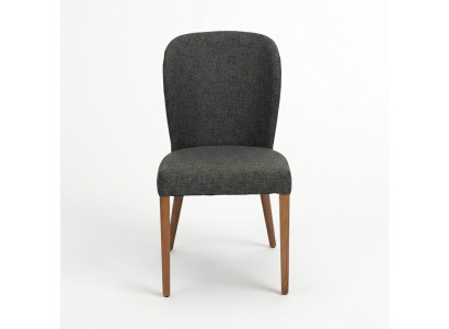 Groue Modernen Holzstull Polster Lehnstill Designer Eensëtzer Fotel