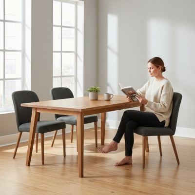 Sesselkëssen Modern Holz 4x Still Luxus Këssendesign Still Linnstill