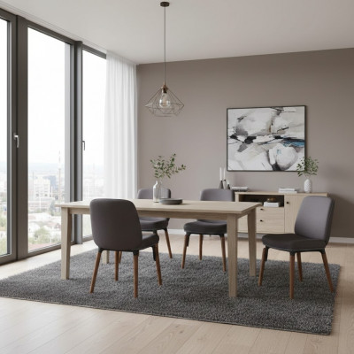 Iesszëmmer Stull Modern Iesszëmmer Neit 4x Stiller Luxus Design Ariichtung