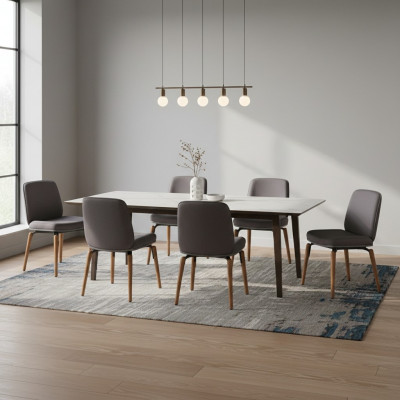 Design 6x Still Set Fauteuil Grupp Stull Gastronomie Nei Iesssall Kichen Gruppen