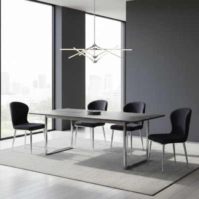 Gruppe Saatz Still 6x Stull Set Textil Polstersëtz Iesssall Nei