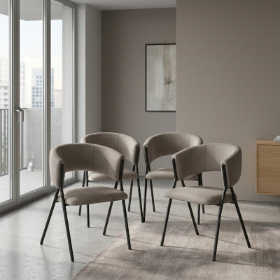 Iesszëmmer Textil Grupp Set 4x Still Design Stoff Polster Still