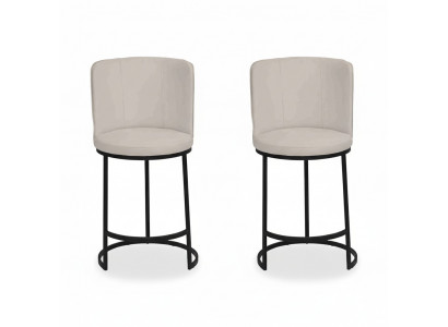 Iesszëmmer Barhocker Design 2x Bar Stull Polster Stull Modern Ariichtung