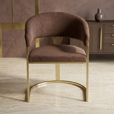 Moderne Iesszëmmer Still Designer Luxus Edelstol Elementer Textil Neit