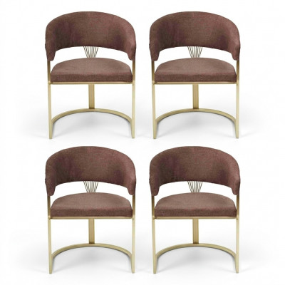 Design Lehn Garnitur Sëtz Komplett Modern Set Nei 4x Stull Stull Polster