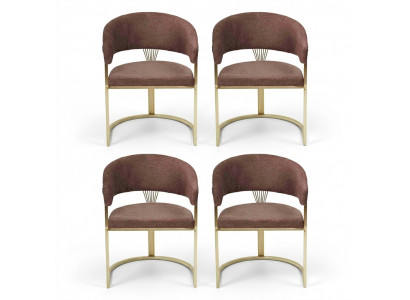 Design Lehn Garnitur Sëtz Komplett Modern Set Nei 4x Stull Stull Polster