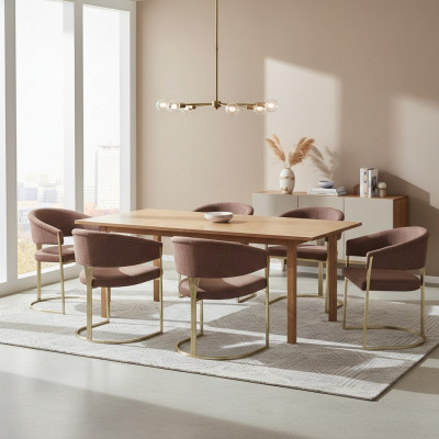 Set Braun Sesselen Komplett Design Modernen Set Nei 6x Still Stull Polster