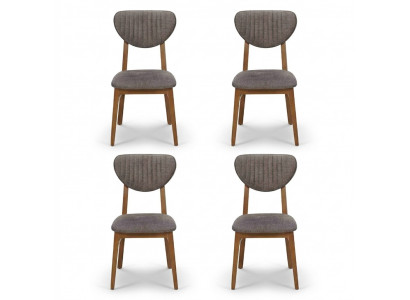 Design Stull Fauteuil Set Iesszëmmer Garnitur Polster 4x Still Design