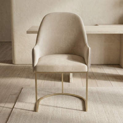 Wäisse Polstersëtzstull Iesszëmmerstull Kichenstill Designer Still Neit