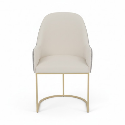Wäisse Polstersëtzstull Iesszëmmerstull Kichenstill Designer Still Neit