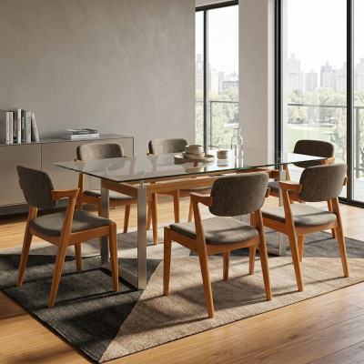 Luxus Iesszëmmer Miwwelen Designer 6x Stiller Nei Ariichtung Gro Modern Stiller