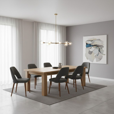 Stull Designer 6x Still Holzstull Iesszëmmerstull Luxus Holz Nei Miwwelen Nei