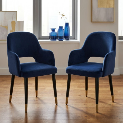 Luxus 6x Still Blo Kücheméiwel Designer Modern Iesszëmmerstall Holzméiwel