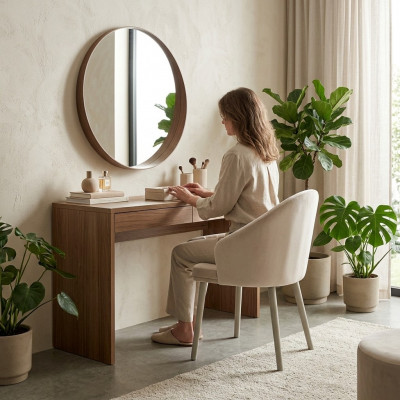 Iesszëmmerstull Wäiss 6x Still Iesszëmmer Modern Still Holz Design nei