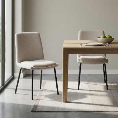 Wäiss Designer Polsterstull 2x Miessstull Modern Kichenstull