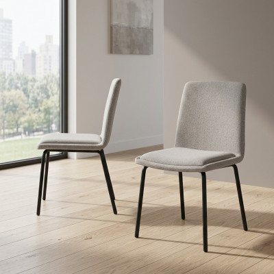 Garnitur Metall Lehn Polster Wäiss Stull Esszëmmer Textil Set 6x Sesselen Stull