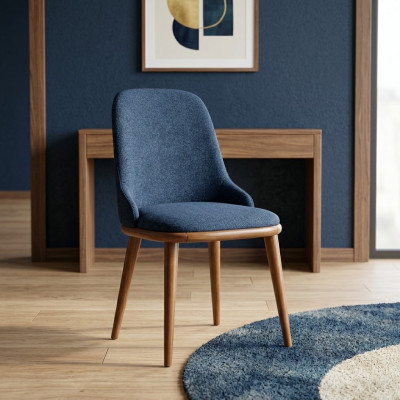 Modern Iesszëmmer Blo Still Designer Polster Sëtzer Kichen Miwwelen Nei