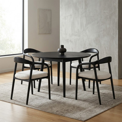 Stylvoll Edelstahl 4x Stillen Iesszëmmer Schwaarz Modern Stull Designer Metall
