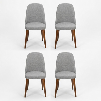Stull Designer 4x Still Houtstull Iesszëmmerstull Luxus Holz Nei Miwwelen Nei