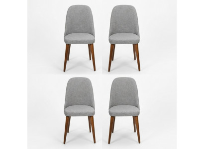 Stull Designer 4x Still Houtstull Iesszëmmerstull Luxus Holz Nei Miwwelen Nei