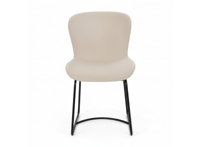 Iesszëmmerstull Stull Iesszëmmer Modern Still Metall Design Ess Wäiss Sëtz Sessell