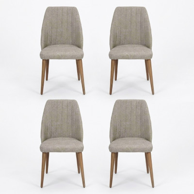 Modern Glo 4x Stull Polsterstull Luxus Fauteuil Stull Lehnstull Iesszëmmer.
