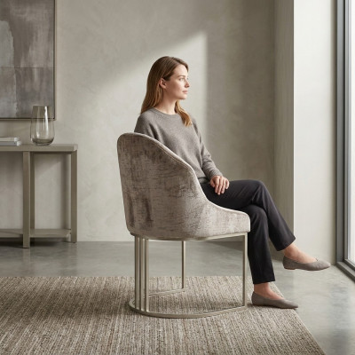 Iesszëmmer Stull 1 Sëtzer Fotell Edelstol Luxus Modern Miwwel Design nei